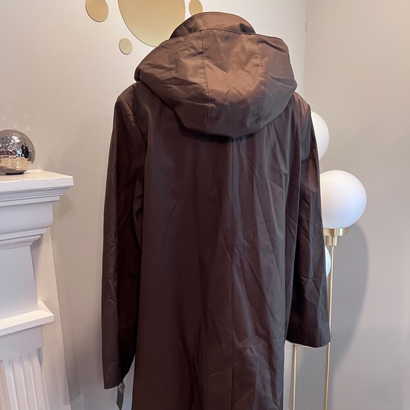 NWT Lauren Ralph Lauren Hooded Raincoat - Picture 3 of 9